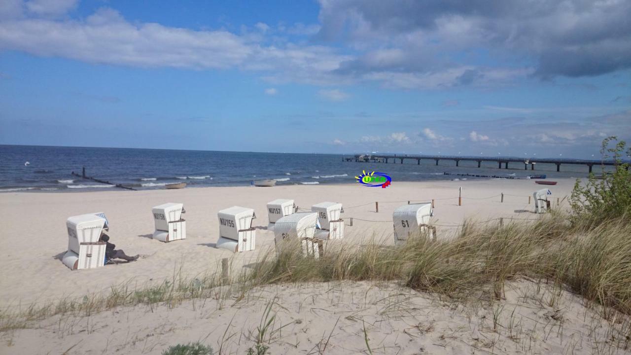 Waldhaus Gertrud - 120 M Zum Strand Heringsdorf  Bagian luar foto